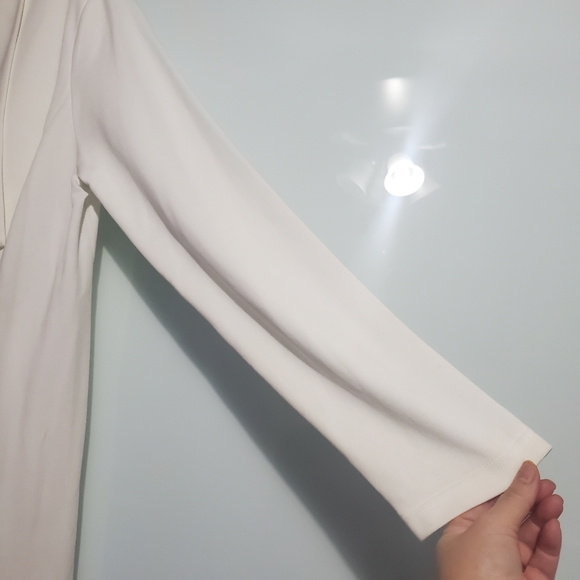 Chico's Tracelers BNWT Sz 1 (US M) Tie Front Jacket - Picture 4 of 13